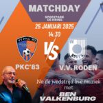 Zaterdag aanstaande pkc’83 – vv roden