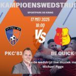 Zaterdag aanstaande Pkc’83 – Be Quick 1887
