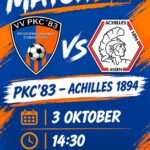 Zaterdag aanstaande PKC’83 – ACHILLES 1894