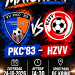 Zaterdag aanstaande pkc’83 – hzvv